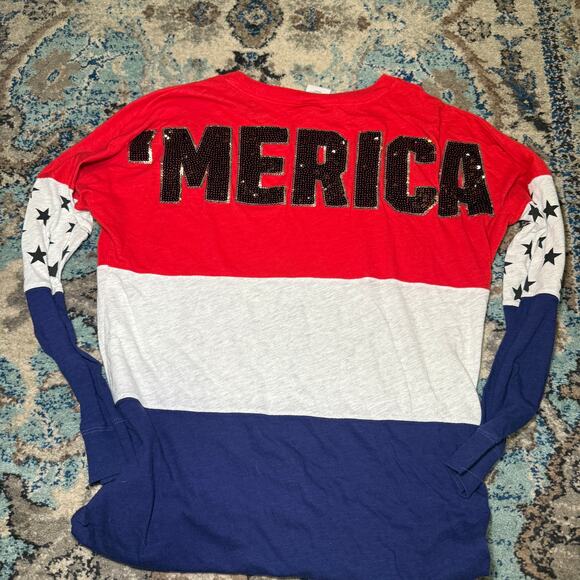 Victoria's Secret Pink Tops - rare Vs Pink Merica Bling